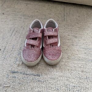 Vans Glittery Pink Kids Sneakers